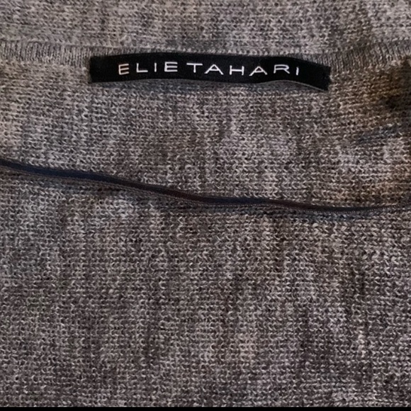 Elie Tahari Becca Shrug in Gray Melange. Size Medium. NWOT. - Picture 10 of 12